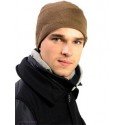 Men's cap with ear-flaps "Classic full" mink