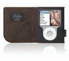 Custodia portafoglio in pelle Belkin per iPod nano - Nero/Cioccolato