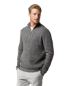 Cotton sweater with a collar-blende Tommy Hilfiger